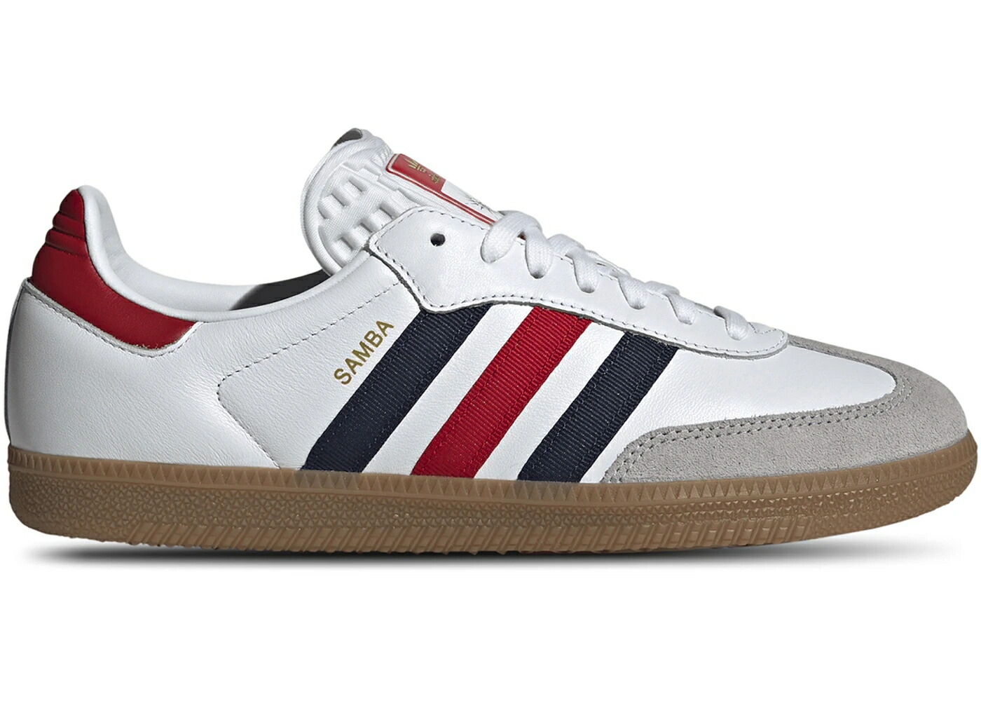 アディダス サンバ 白色 ホワイト 青色 ブルー スニーカー メンズ ADIDAS SAMBA OG FIFA WORLD CUP 2026 FRANCE / WHITE BLUE GUM