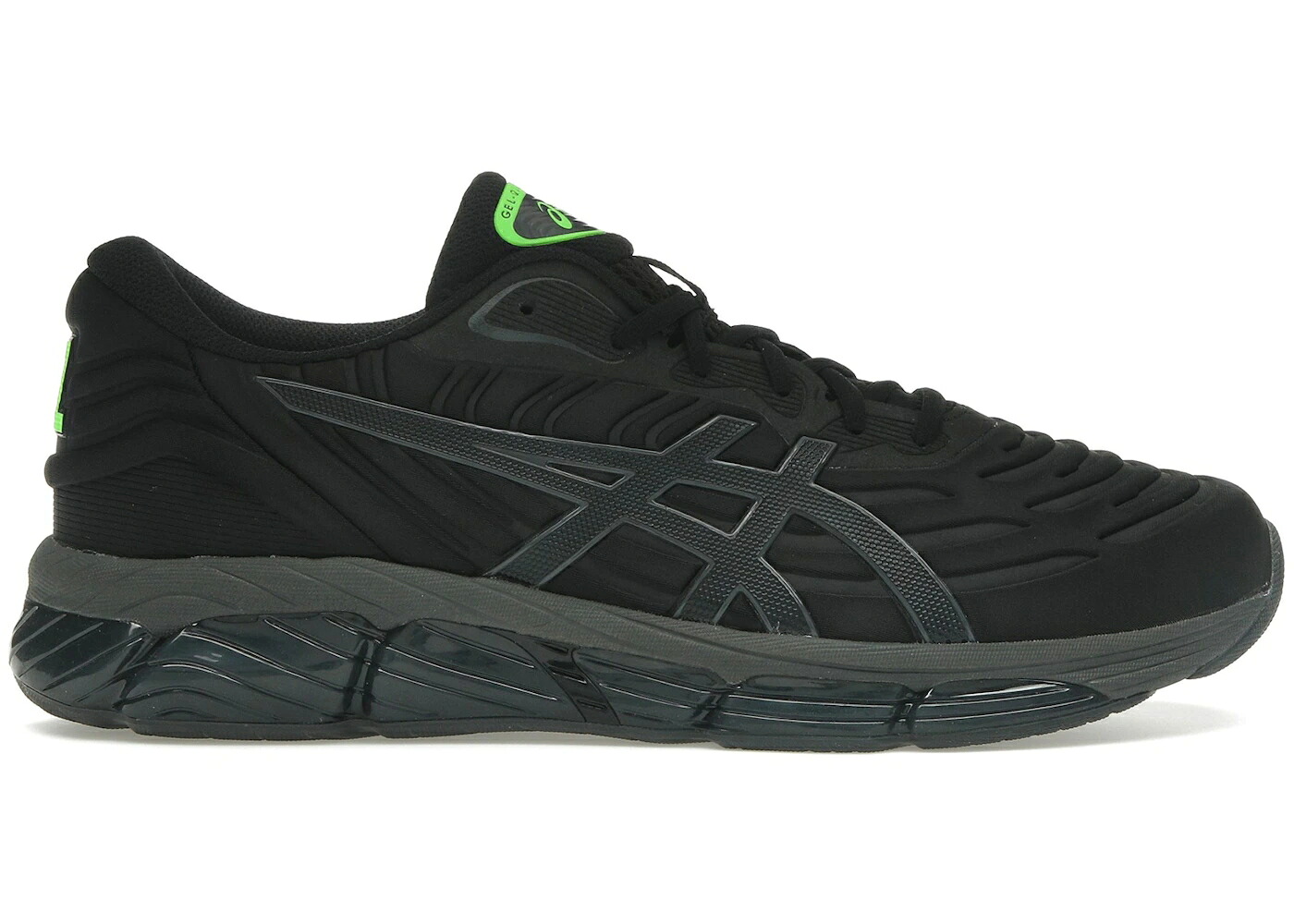 アシックス 黒いこと 黒いこと 薄墨色 薄墨色 スニーカー メンズ ASICS GEL-QUANTUM 360 VIII EMBOSS BLACK OBSIDIAN GREY / BLACK OBSIDIAN GREY