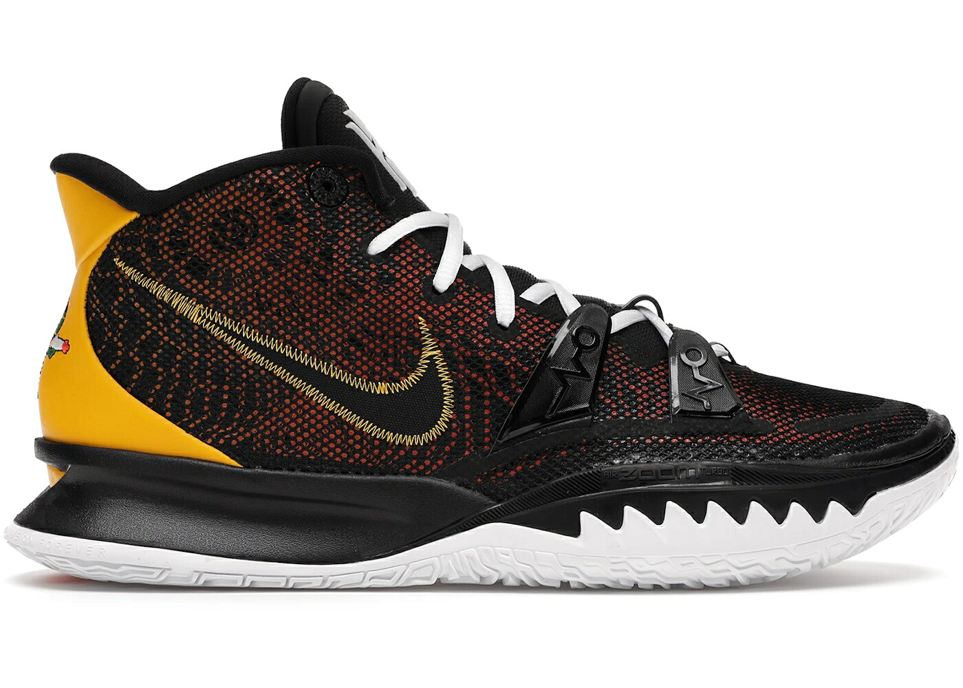 ナイキ カイリー 黒いこと 黒いこと ゴールド 野球クラブ スニーカー メンズ NIKE KYRIE 7 RAYGUN / BLACK UNIVERSITY GOLD TEAM
