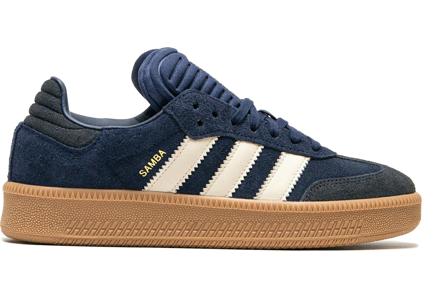 アディダス サンバ ナイト爵 藍色 インディゴ 皮膚軟化剤 白いこと 白いこと スニーカー メンズ ADIDAS SAMBA XLG NIGHT INDIGO CREAM WHITE / NIGHT INDIGO CREAM WHITE GUM
