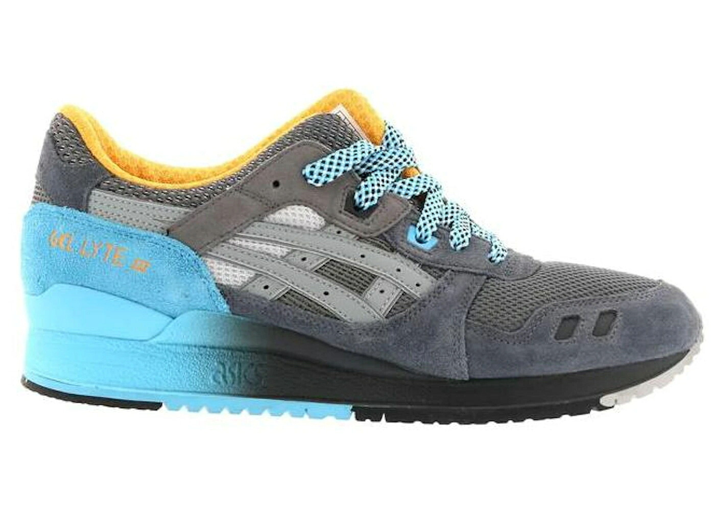アシックス ゲルライト ジャム 灰色 グレー 青色 ブルー スニーカー メンズ ASICS GEL-LYTE III SLAM JAM 6THPRLLL (2016) / GREY GREY BLUE｜スニケス