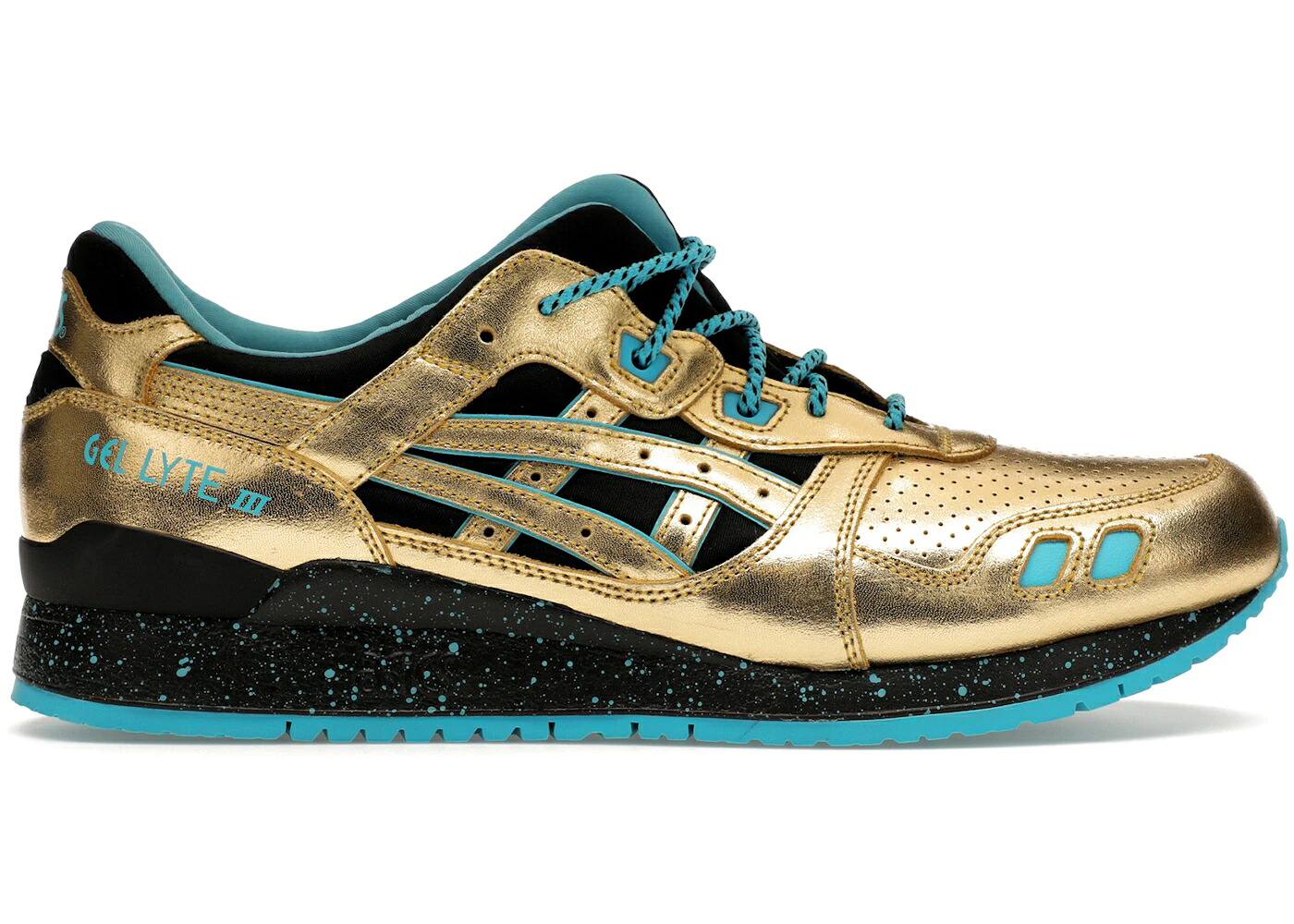 アシックス 先だつものともし火 はやりっ子 ゴールド 黒いこと 黒いこと スニーカー メンズ ASICS GEL-LYTE III VILLA X WALE INTERCONTINENTAL CHAMPION / GOLD BLACK スニーカー-靴-メンズ靴