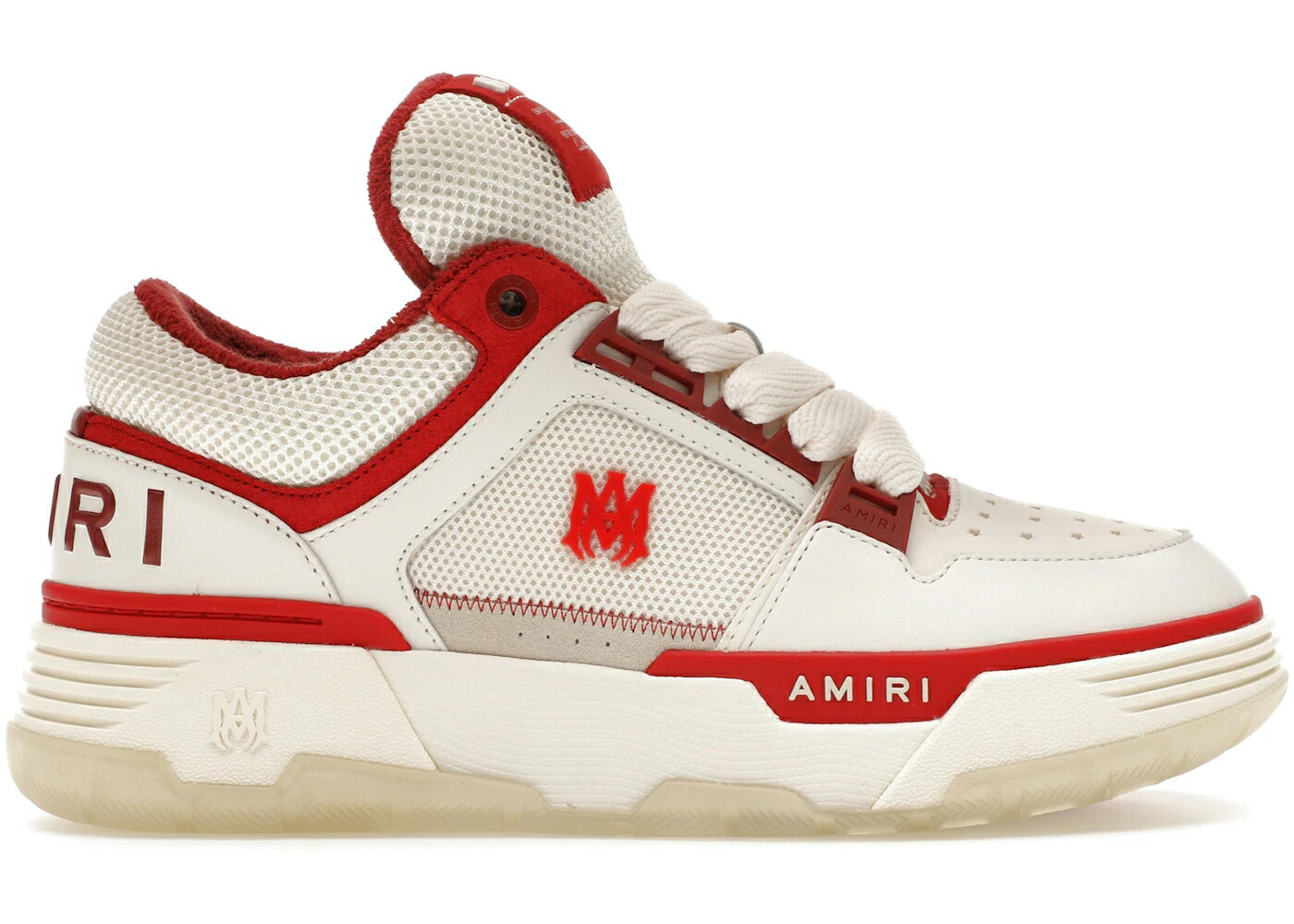 アミリ 白色 ホワイト 赤 レッド スニーカー メンズ AMIRI MA-1 WHITE RED / WHITE RED
