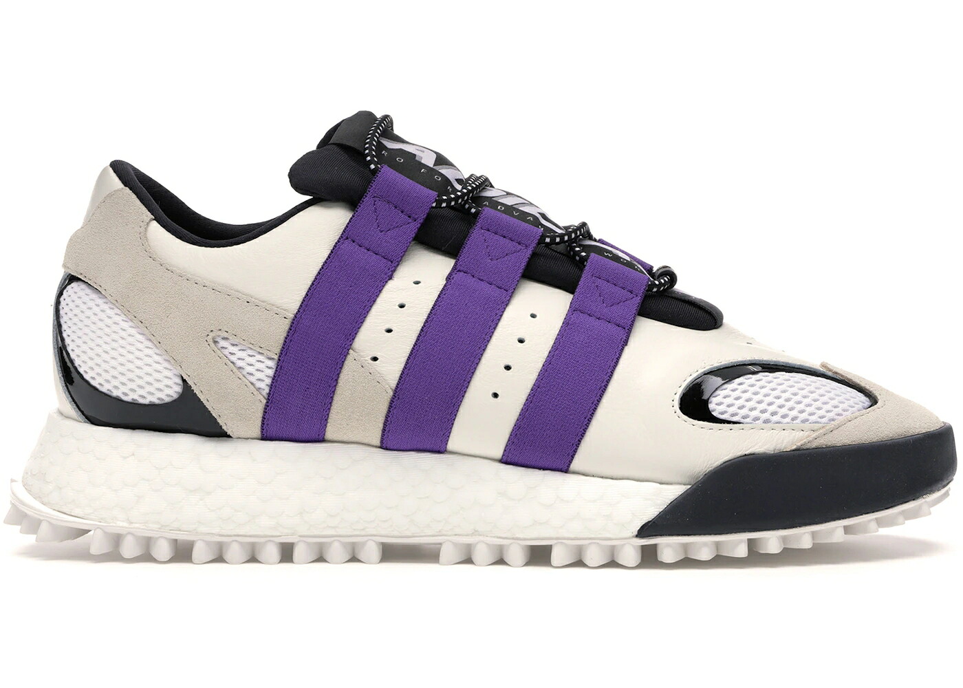 アディダス ラン 白色 ホワイト 紫 パープル コア スニーカー メンズ ADIDAS AW WANGBODY RUN ALEXANDER WANG WHITE PURPLE / CORE WHITE SHARP PURPLE CLEAR|スニケス