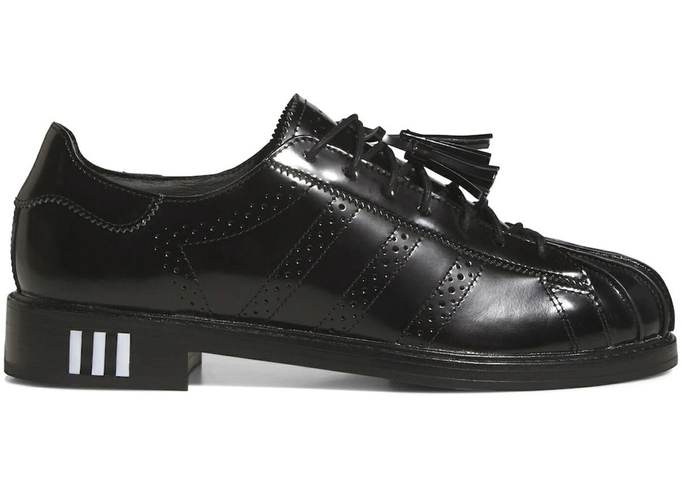アディダス ドレス スーパースター クロット 黒色 ブラック コア 白色 ホワイト スニーカー メンズ ADIDAS DRESS SUPERSTAR CLOT BY EDISON CHEN BLACK / CORE BLACK CLOUD WHITE CORE