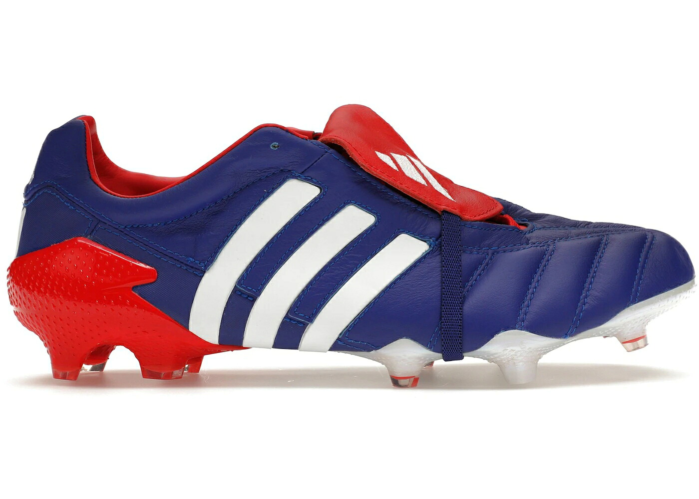 アディダス プレデター 青色 ブルー 白色 ホワイト 赤 レッド スニーカー メンズ ADIDAS PREDATOR MANIA FG JAPAN BLUE / ROYAL BLUE WHITE ACTIVE RED｜スニケス