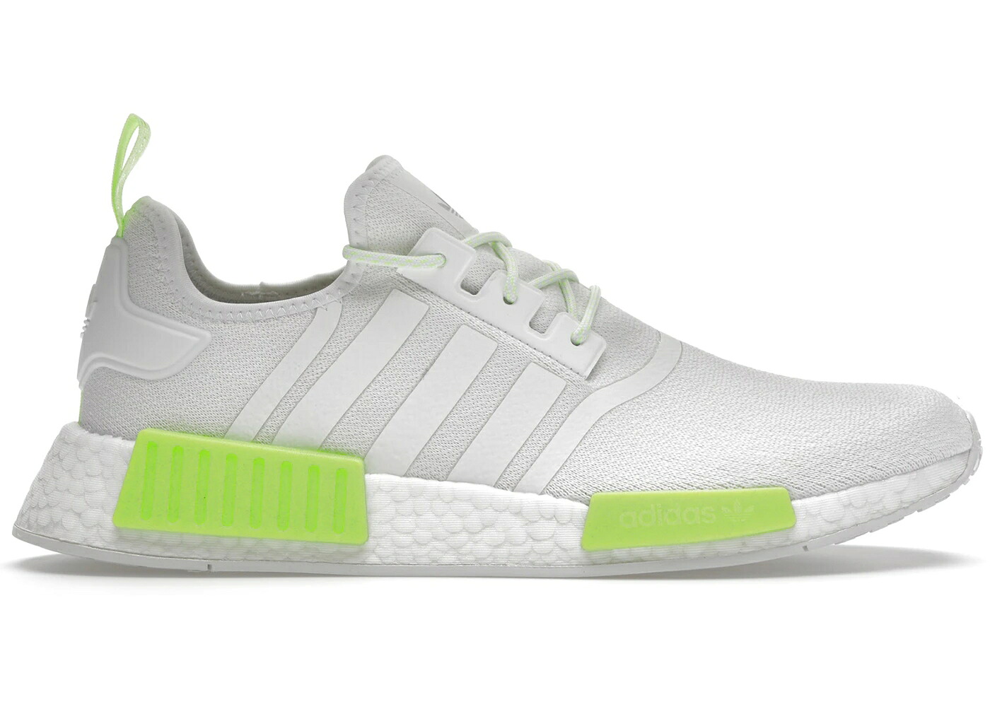 アディダス 白色 ホワイト 緑 グリーン スニーカー メンズ ADIDAS NMD R1 CRYSTAL WHITE SOLAR GREEN / CRYSTAL WHITE CLOUD WHITE SOLAR