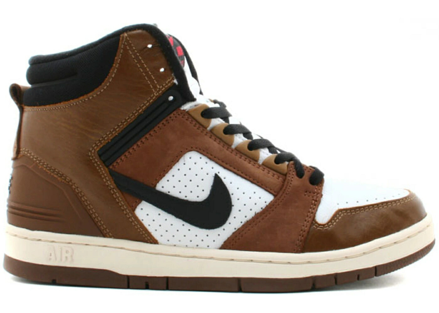 ナイキ ハイ 白色 ホワイト 黒色 ブラック 茶色 ブラウン エアフォース スニーカー メンズ NIKE AIR FORCE 2 HIGH ESCAPE / WHITE BLACK GREENEND BROWN