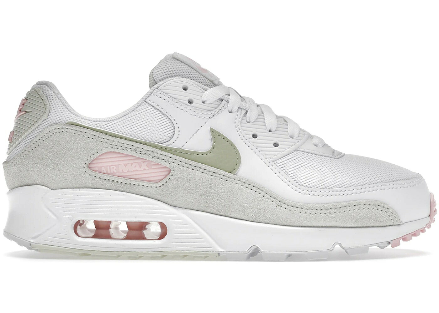ナイキ マックス 白いこと 白いこと オリーブ サクラ色 大気圏マックス WOMEN\u0027S スニーカー レディース NIKE AIR MAX 90 WHITE OLIVE (WOMEN\u0027S) / WHITE OLIVE ROSE TAUPE