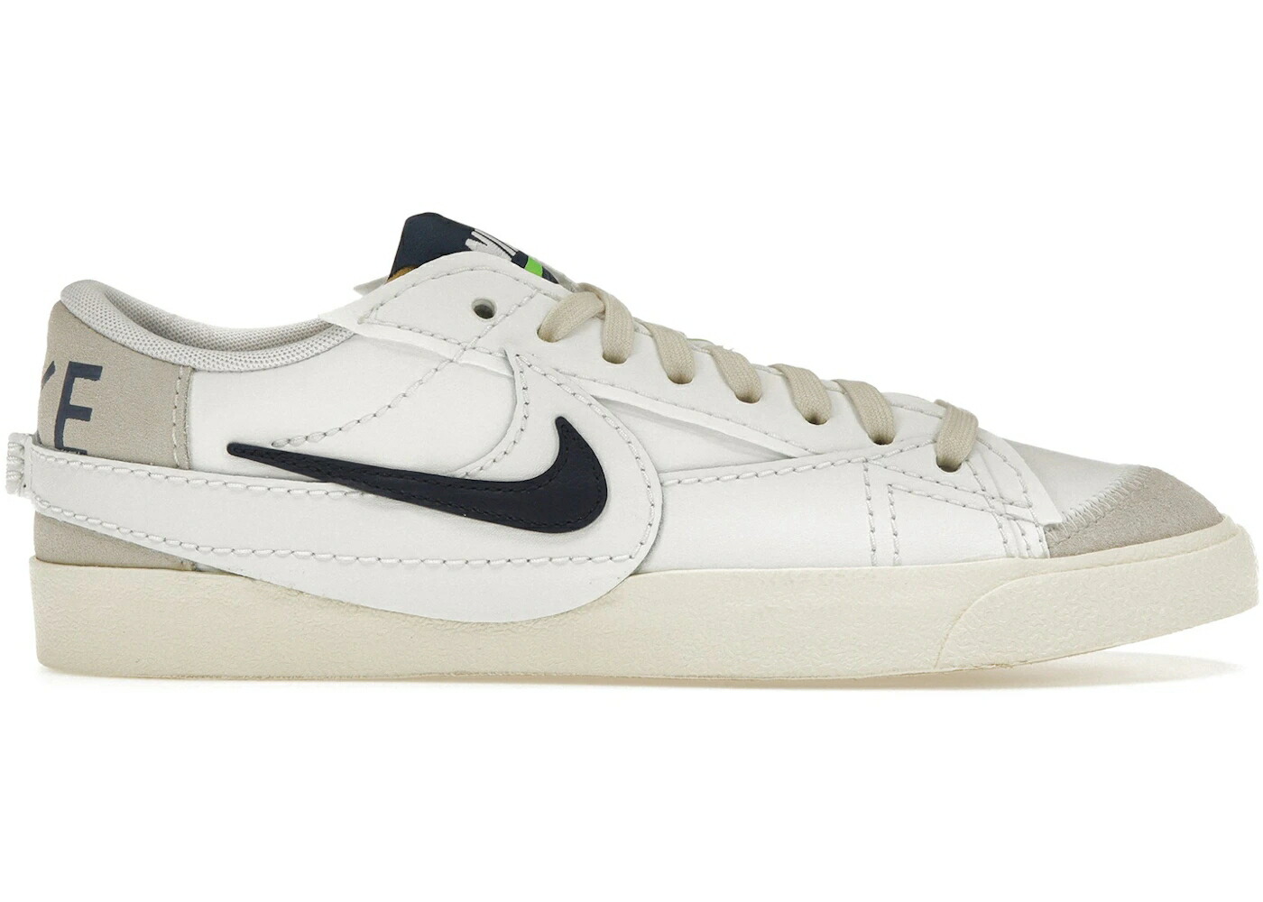 ナイキ ブレイザー ジャンボ 白色 ホワイト 紺色 ネイビー スニーカー メンズ NIKE BLAZER LOW 77 JUMBO SE SUMMIT WHITE MIDNIGHT NAVY / SUMMIT WHITE MIDNIGHT NAVY