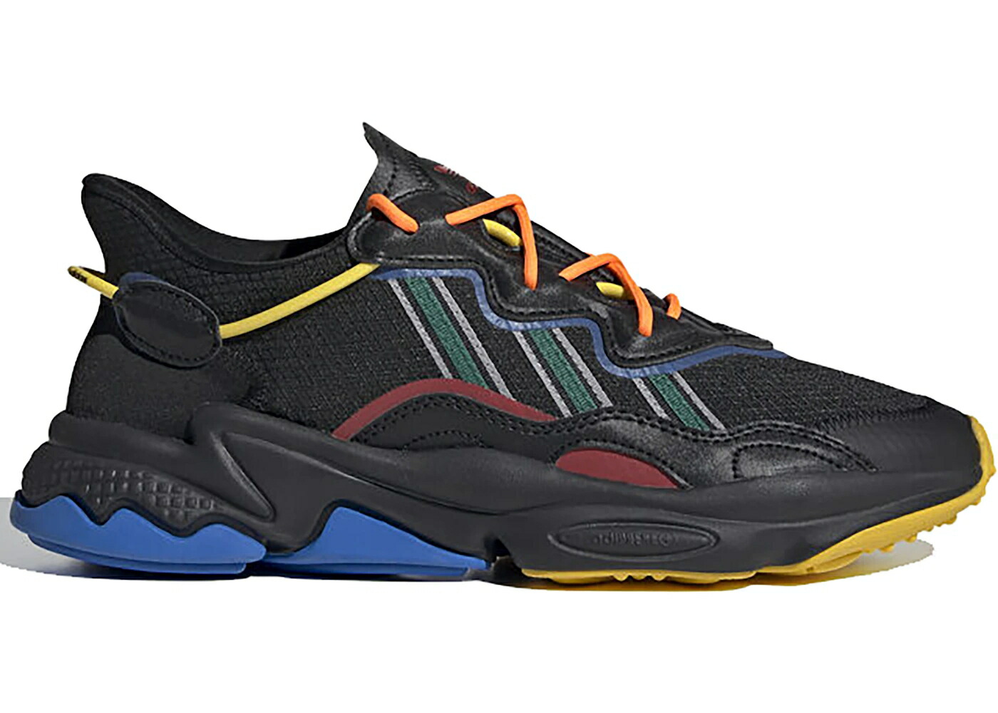 アディダス 黒いこと 黒いこと 中核グループ 緑 緑であること 青味 青味 スニーカー メンズ ADIDAS OZWEEGO ANGEL CHEN BLACK / CORE BLACK GREEN BLUE