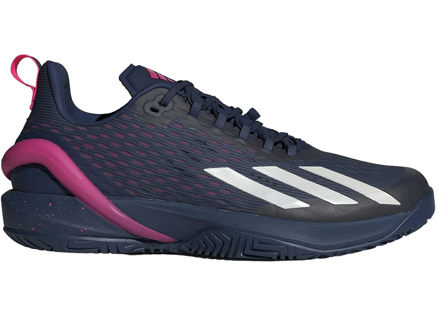 アディダス アディゼロ 青味 青み 絶無 野球クラブ ぼうぜん自失 サクラ色 スニーカー メンズ ADIDAS ADIZERO CYBERSONIC DARK BLUE ZERO METALIC TEAM SHOCK PINK / DARK BLUE ZERO METALIC TEAM