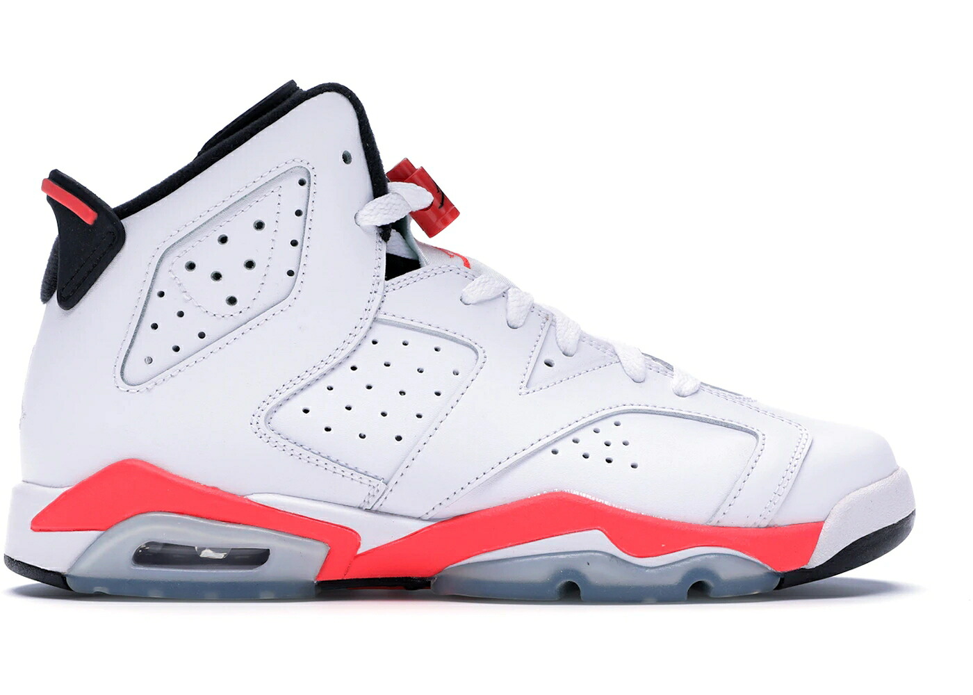 ナイキ ジョーダン 白色 ホワイト ジュニア キッズ JORDAN 6 RETRO INFRARED WHITE (2014) (GS) / WHITE INFRARED ベビー マタニティ スニーカー|スニケス