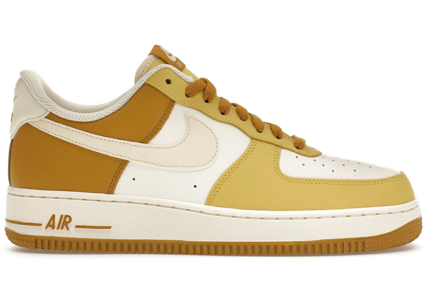 ナイキ ゴールド エアフォース 07 スニーカー メンズ NIKE AIR FORCE 1 LOW BRONZINE SATURN GOLD / BRONZINE COCONUT MILK SATURN