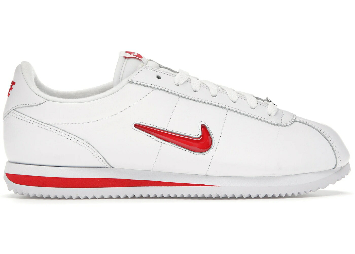 ナイキ コルテッツ 白色 ホワイト 赤 レッド スニーカー メンズ NIKE CORTEZ BASIC JEWEL RARE RUBY / WHITE UNIVERSITY RED