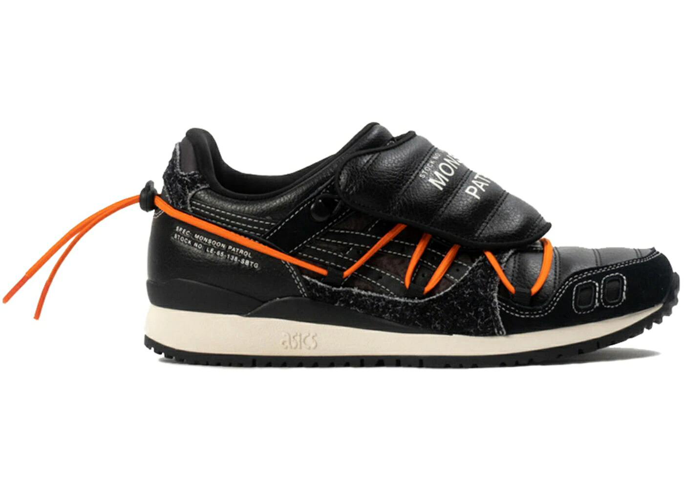 アシックス 先だつものともし火 黒いこと 黒いこと スニーカー メンズ ASICS GEL-LYTE III LIMITED EDT SBTG MONSOON PATROL 2 BLACK / BLACK BLACK