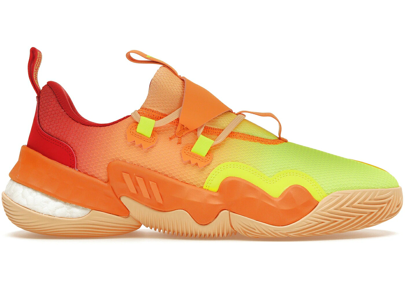 アディダス 赤 赤いこと 橙 オレンジ色 混雑時 スニーカー メンズ ADIDAS TRAE YOUNG 1 CITRUS FADE / VIVID RED ORANGE RUSH PULSE