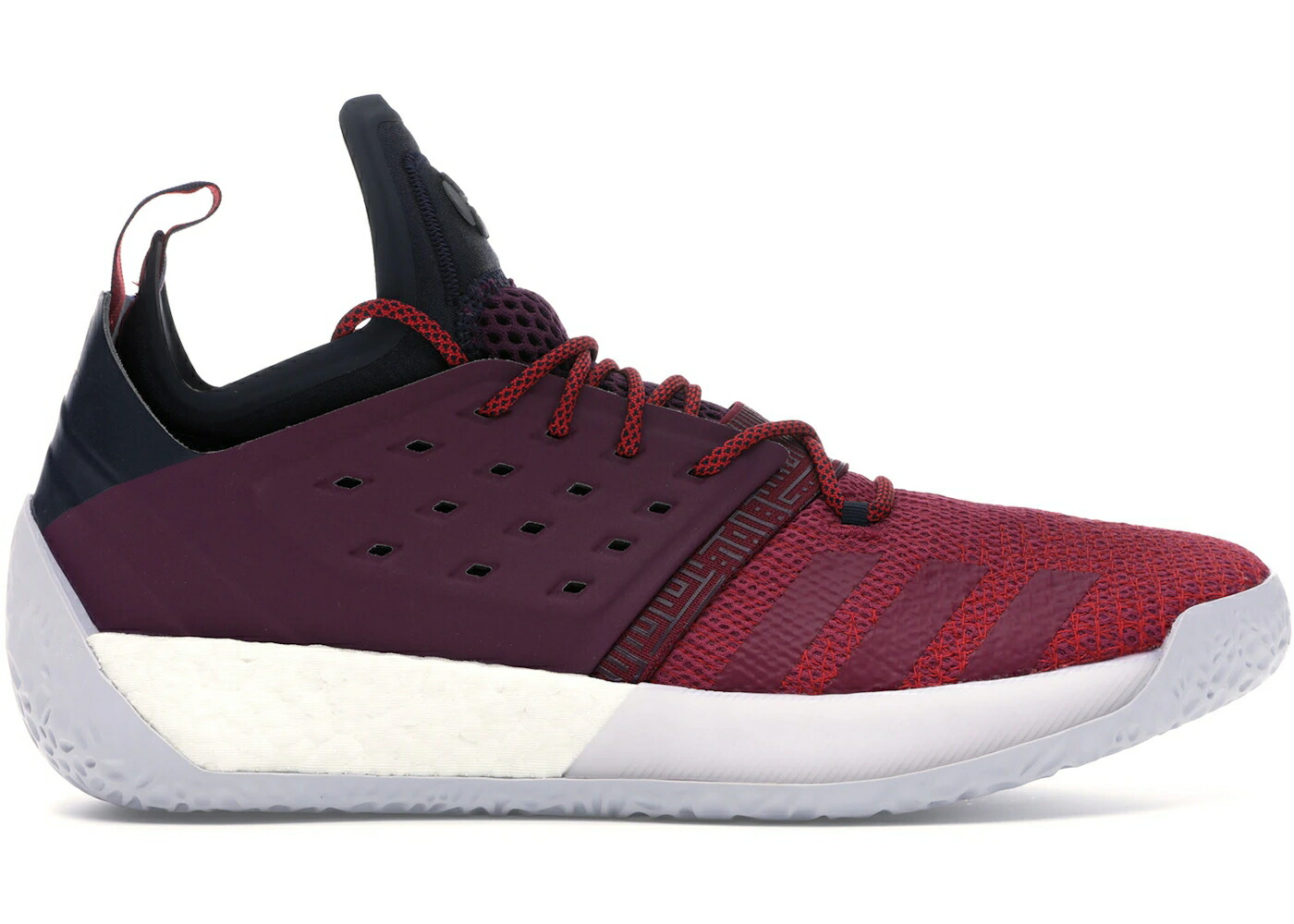 アディダス ハーデン マルーン 黒色 ブラック VOL. スニーカー メンズ ADIDAS HARDEN 2 MAROON / MAROON BLACK