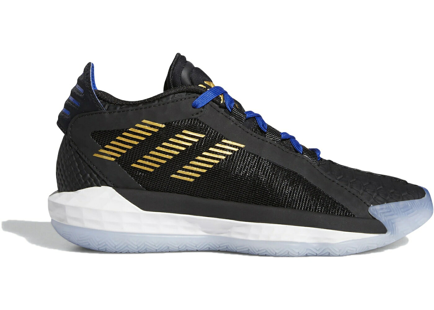 アディダス 黒いこと 黒いこと ゴールド 野球クラブ スニーカー メンズ ADIDAS DAME 6 STONE COLD / BLACK GOLD METALLIC TEAM ROYAL