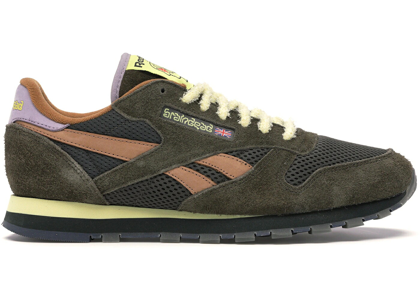 リーボック 古典派音楽 なめし革 駱駝 黄味がかった 黄色 スニーカー メンズ REEBOK CLASSIC LEATHER BRAIN DEAD / MOSS SOFT CAMEL FILTERED YELLOW
