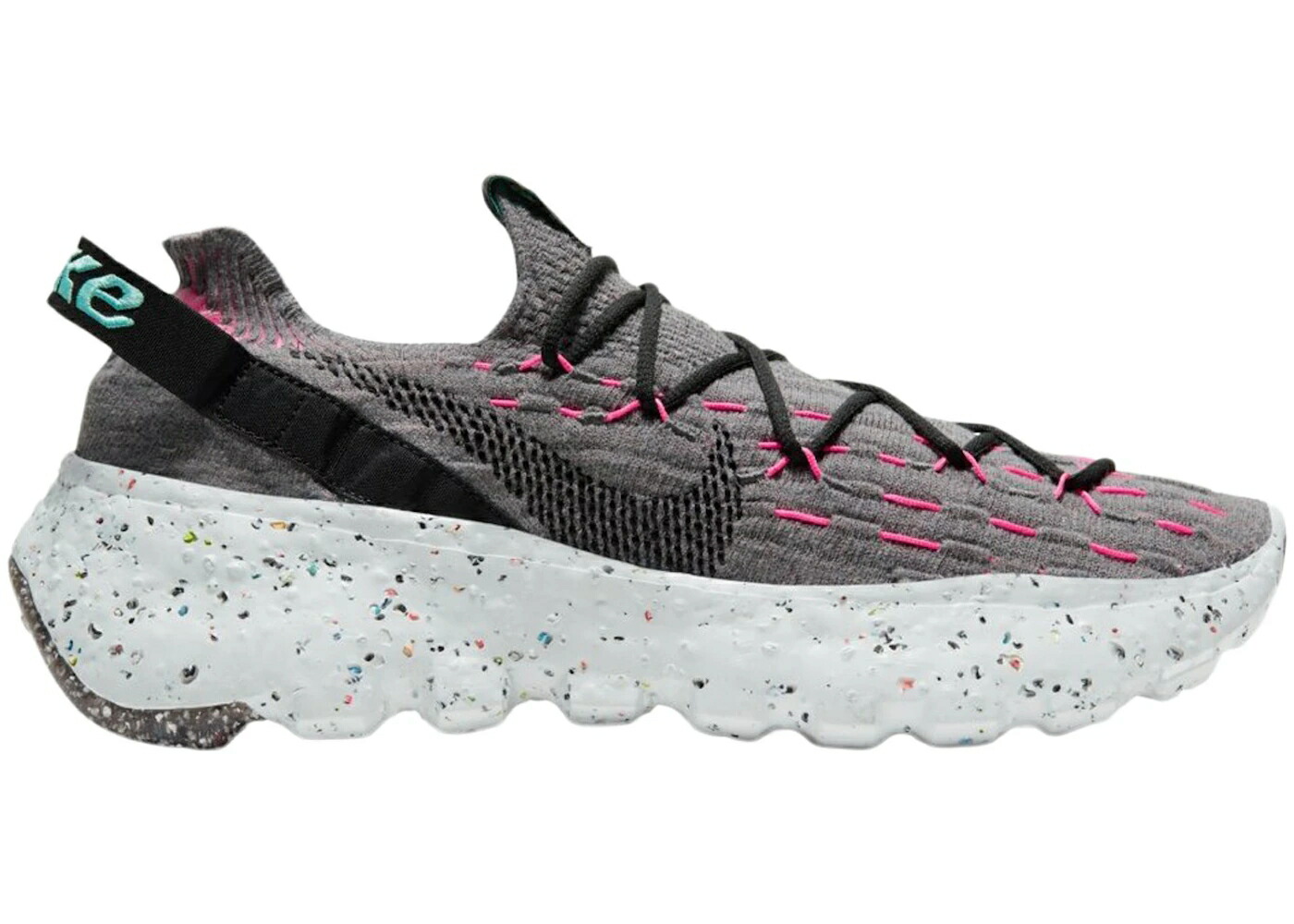 ナイキ 灰色 グレー 黒色 ブラック ピンク ブラスト スニーカー メンズ NIKE SPACE HIPPIE 04 SMOKE GREY BLACK PINK BLAST / SMOKE GREY BLACK PINK BLAST