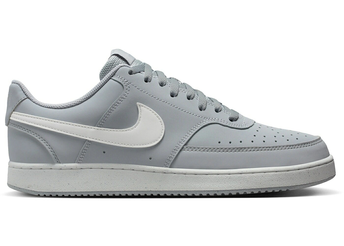 ナイキ コート 灰色 グレー 白色 ホワイト スニーカー メンズ NIKE COURT VISION LOW WOLF GREY WHITE / WOLF GREY SUMMIT WHITE