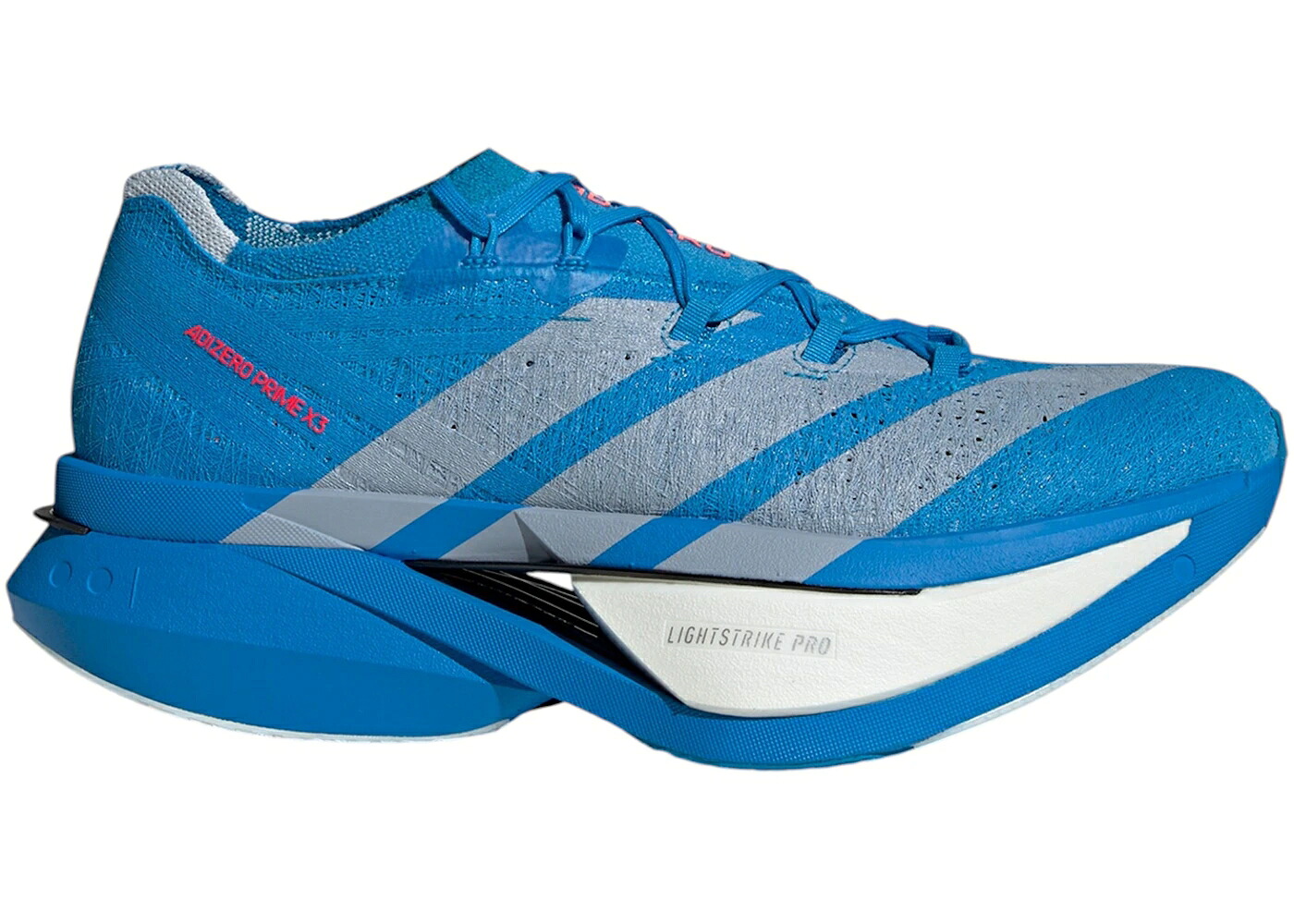 アディダス アディゼロ 青色 ブルー 銀色 シルバー スニーカー メンズ ADIDAS ADIZERO PRIME X3 STRUNG EKIDEN SOLAR BLUE SILVER / SOLAR BLUE SILVER METALLIC LUCID