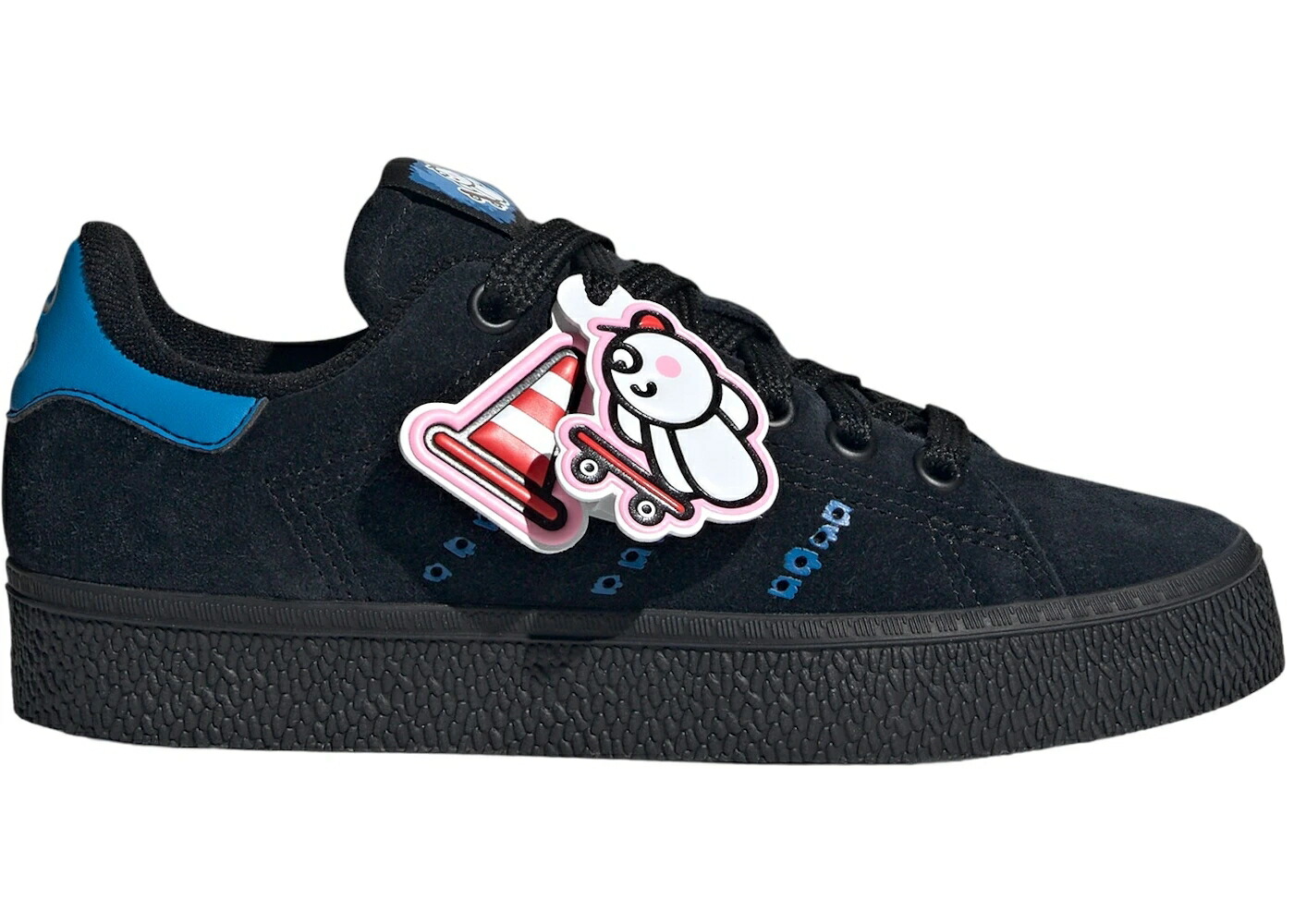アディダス ジェームズ コア 黒色 ブラック 青色 ブルー 白色 ホワイト スタンスミス ジュニア キッズ ADIDAS STAN SMITH CS JAMES JARVIS CORE BLACK BRIGHT BLUE CLOUD WHITE (GS) / CORE BLACK BRIGHT BLUE CLOUD ベ