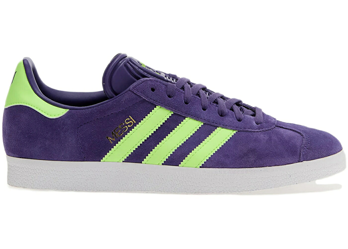 アディダス ガゼル 紫 パープル スニーカー メンズ ADIDAS GAZELLE MESSI PURPLE / UNIVERSITY PURPLE LUCID LEMOND|スニケス