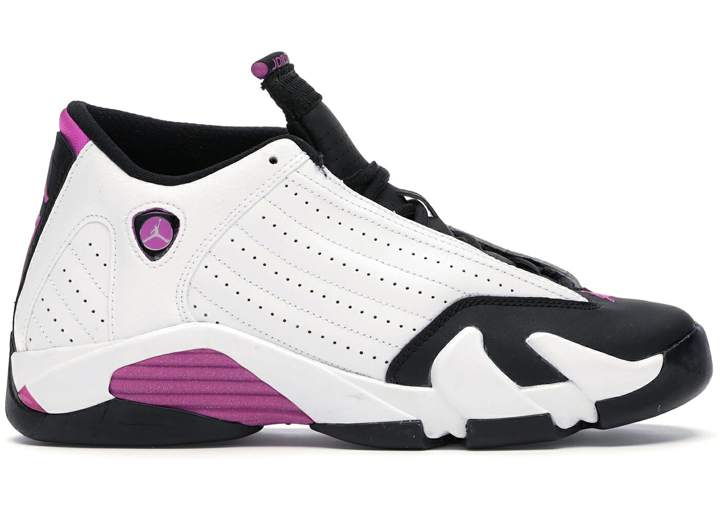 ナイキ ジョーダン 黒いこと 黒いこと 白いこと 白いこと お坊っちゃん キッズ JORDAN 14 RETRO FUCHSIA FLASH BLACK TOE (GS) / WHITE FUCHSIA FLASH BLACK もの言う花 マタニティ スニーカー