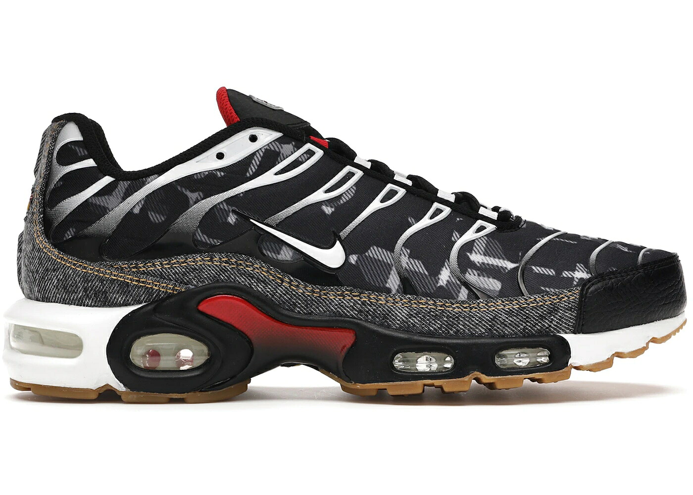 ナイキ マックス 白色 ホワイト 赤 レッド エアマックスプラス スニーカー メンズ NIKE AIR MAX PLUS REMIX / MULTI COLOR WHITE UNIVERSITY RED|スニケス