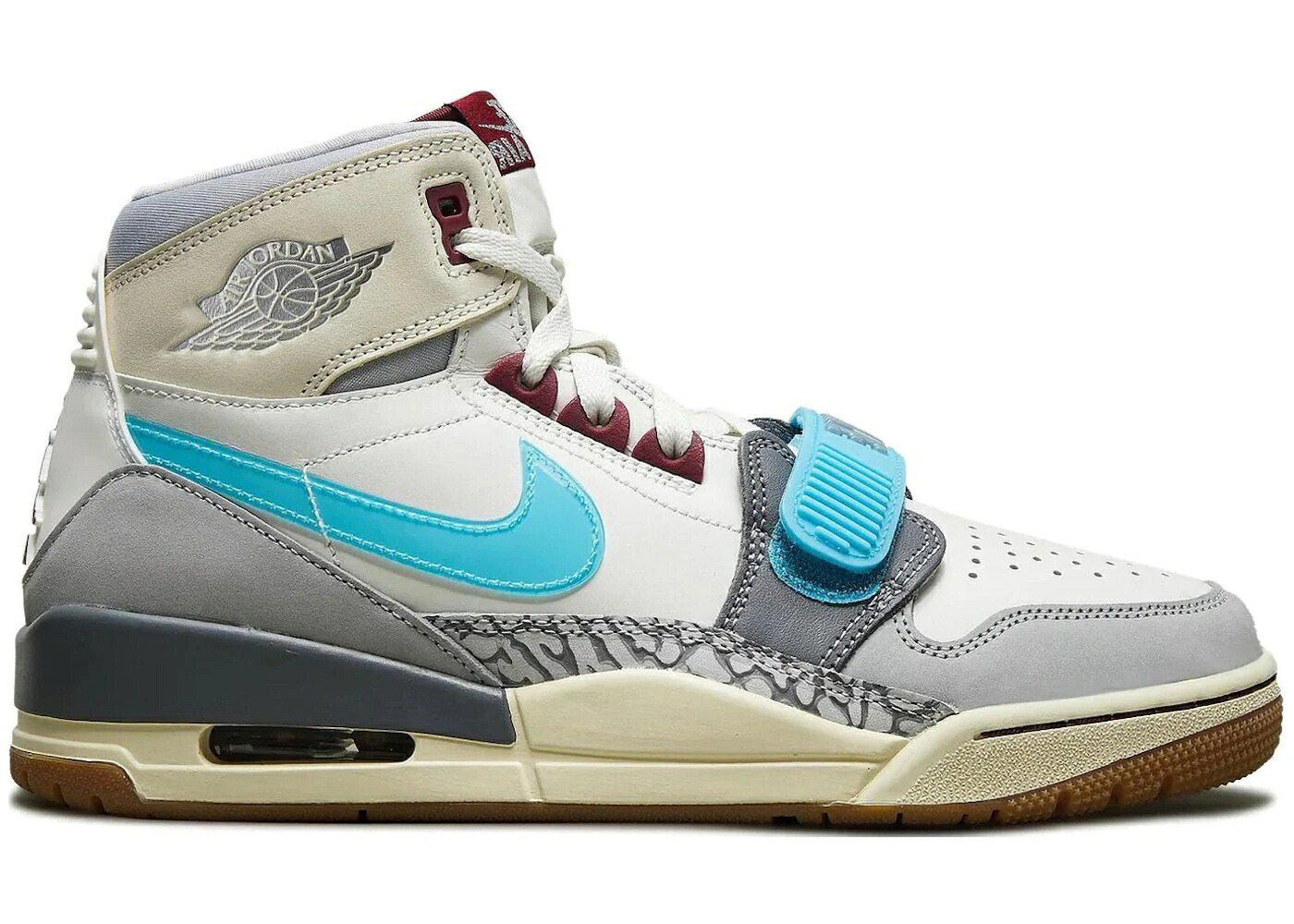 ナイキ ジョーダン レガシー 青味 青色 スニーカー メンズ JORDAN LEGACY 312 EXPLORATION UNIT / SAIL BEAT BLUE COCONUT MILK