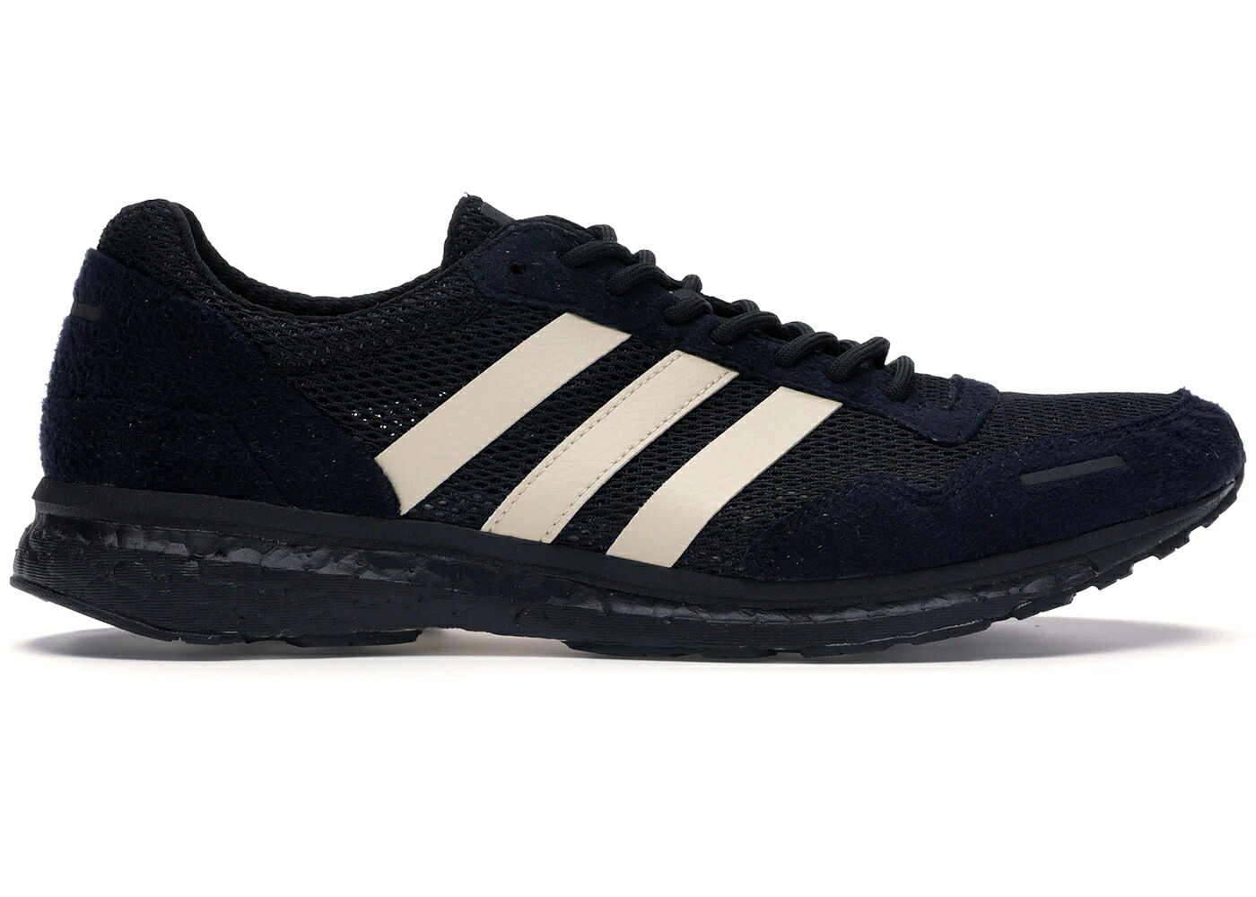 アディダス アディゼロ アディオス アンディフィーテッド 黒色 ブラック コア 白色 ホワイト スニーカー メンズ ADIDAS ADIZERO ADIOS 3 UNDEFEATED BLACK / BLACK CORE BLACK RUNNING WHITE