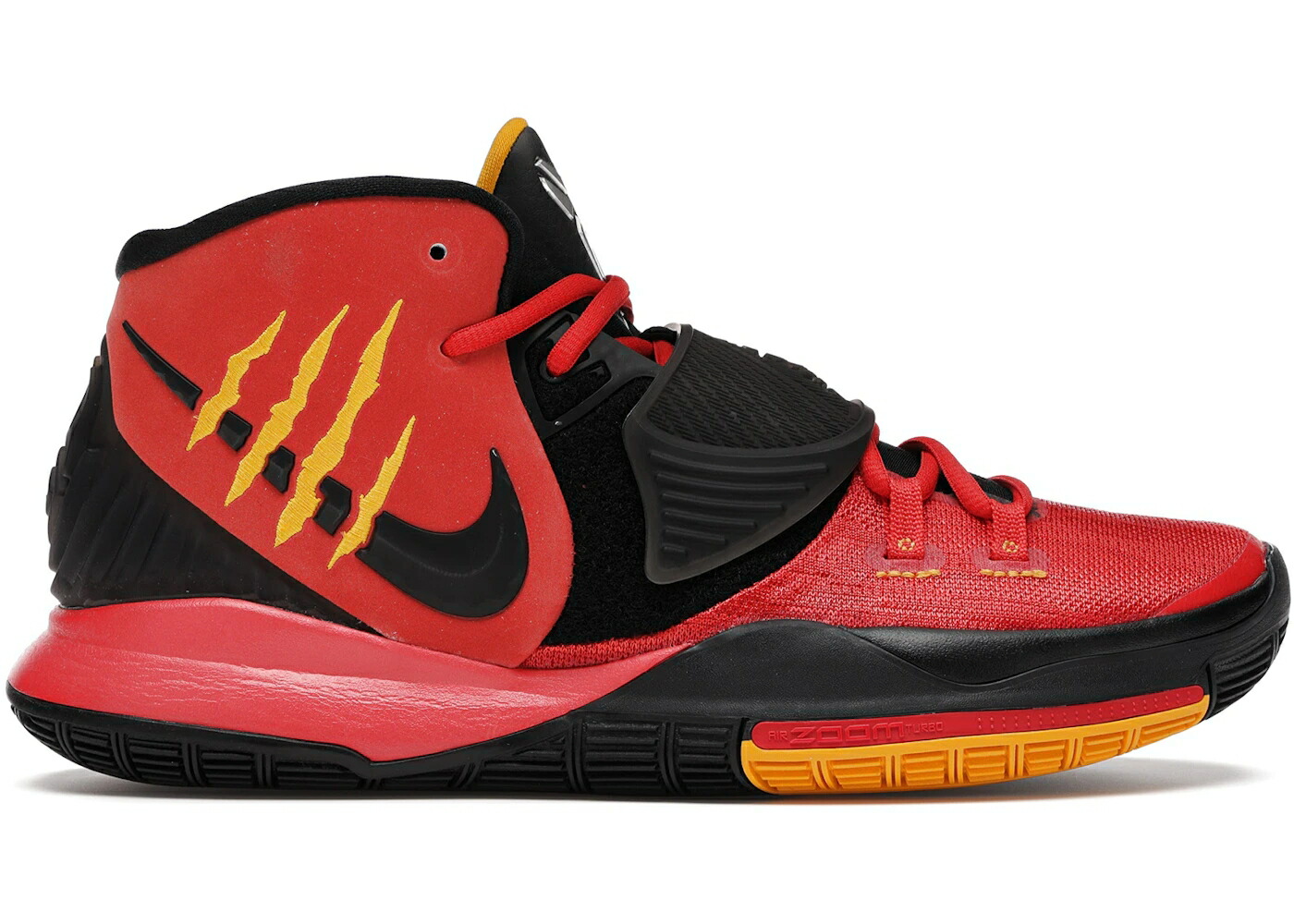 ナイキ カイリー 赤 赤いこと 黄味がかった 黄色 黒いこと 黒いこと スニーカー メンズ NIKE KYRIE 6 BRUCE LEE / RED YELLOW BLACK