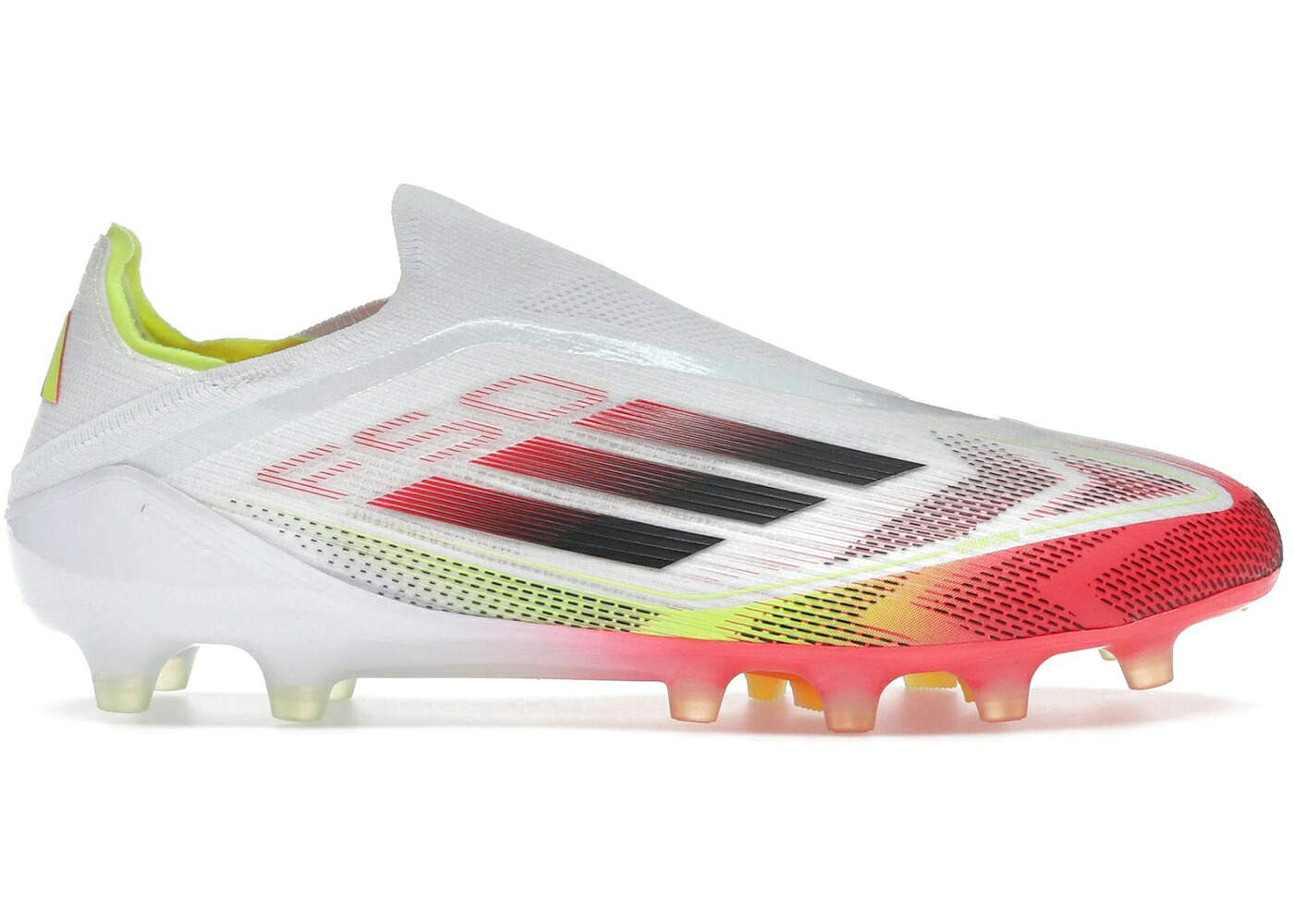 アディダス エリート 白色 ホワイト コア 黒色 ブラック スニーカー メンズ ADIDAS F50 ELITE LACELESS AG SOLAR PACK / CLOUD WHITE CORE BLACK SOLAR|スニケス