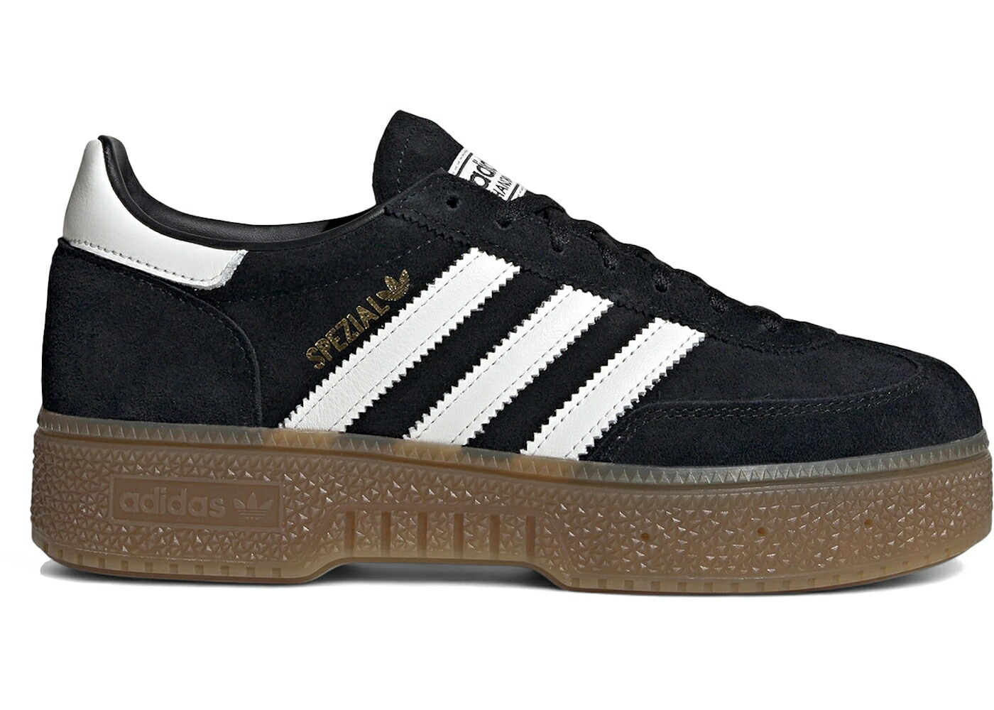 アディダス ハンドボール スペシアル 黒色 ブラック 白色 ホワイト コア WOMEN スニーカー レディース ADIDAS HANDBALL SPEZIAL BOLD BLACK WHITE GUM (WOMEN) / CORE BLACK CORE WHITE GUM 5