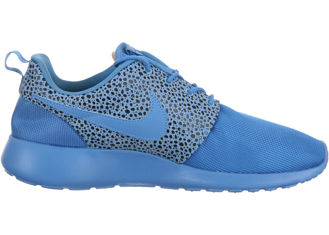 ナイキ ラン プレミアム サファリ 青色 ブルー 黒色 ブラック スニーカー メンズ NIKE ROSHE RUN PREMIUM SAFARI / BLITZ BLUE BLACK