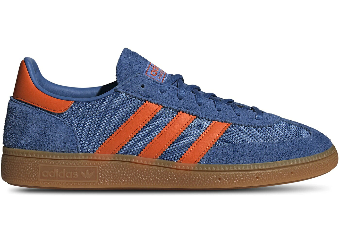 アディダス ハンドボール スペシアル 青色 ブルー 橙 オレンジ スニーカー メンズ ADIDAS HANDBALL SPEZIAL FOCUS BLUE ORANGE / FOCUS BLUE ORANGE GUM｜スニケス