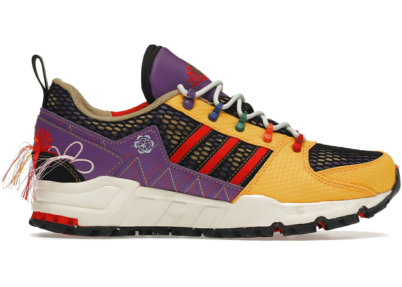 アディダス ゴールド 赤 赤いこと 紫 パープル スニーカー メンズ ADIDAS EQT SUPPORT 93 SEAN WOTHERSPOON / BOLD GOLD RED ACTIVE PURPLE