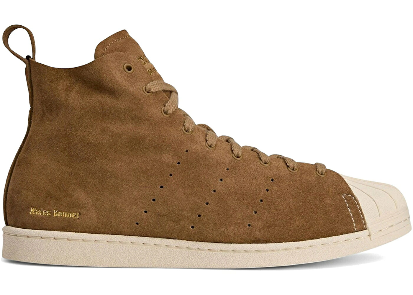 アディダス はやりっ児 赤銅色 赤銅色 白いこと 白いこと スニーカー メンズ ADIDAS SUPERSTAR HI WALES BONNER BROWN / SUPPLIER COLOUR WONDER WHITE