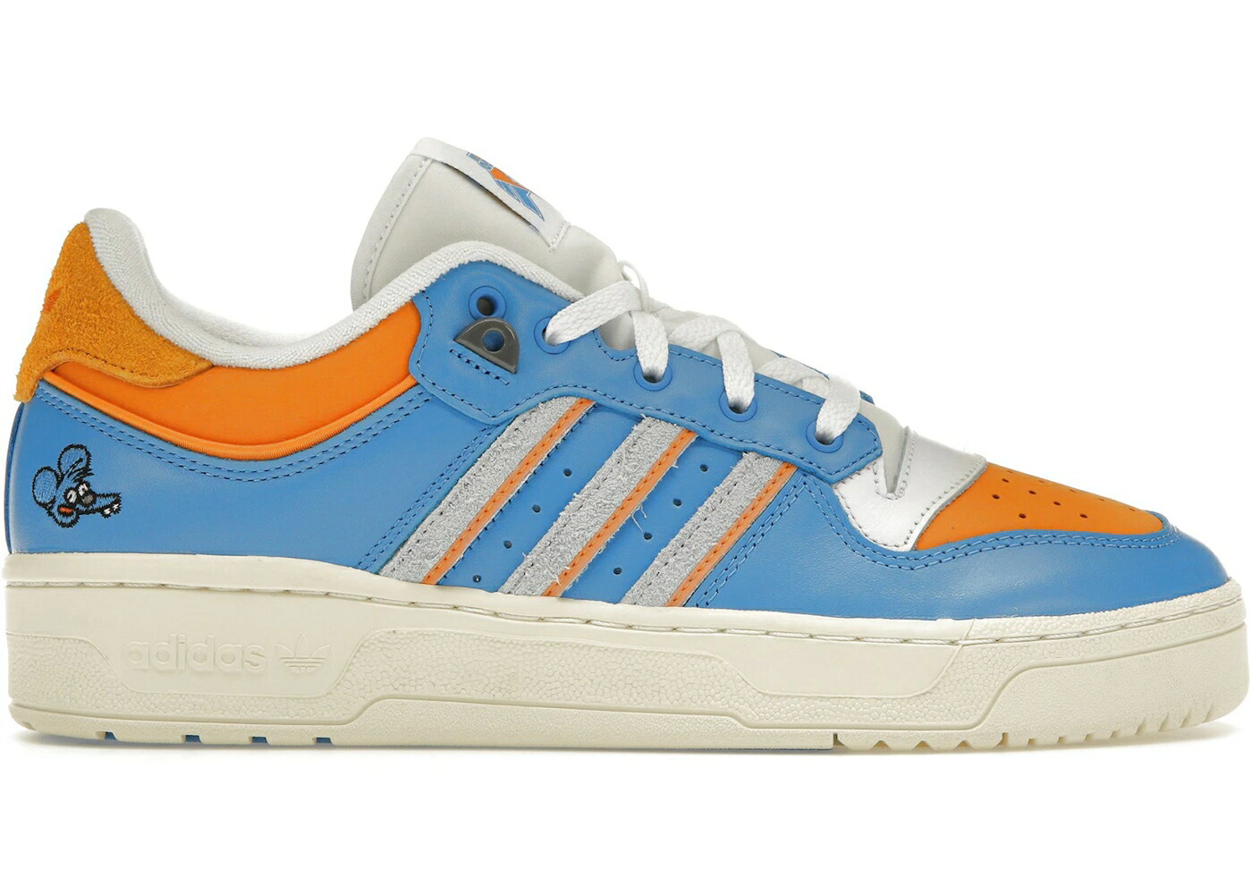 アディダス 青色 ブルー クリーム スニーカー メンズ ADIDAS RIVALRY LOW THE SIMPSONS ITCHY / SUPPLIER COLOUR HALO BLUE CREAM