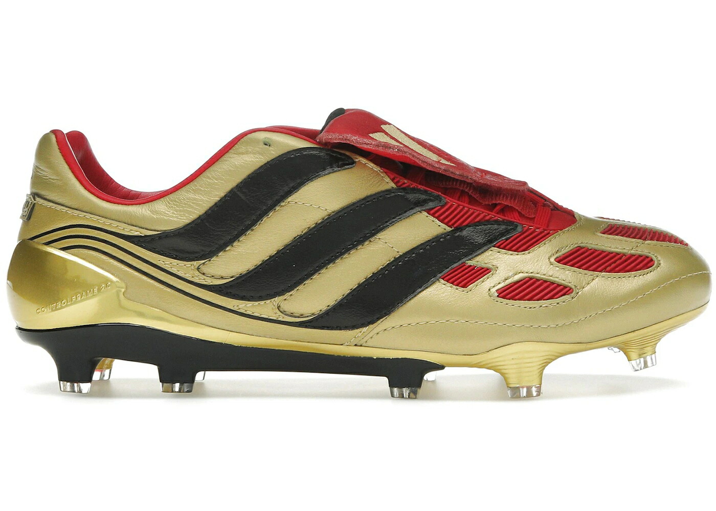アディダス プレデター ゴールド コア 黒色 ブラック スニーカー メンズ ADIDAS PREDATOR PRECISION FG ZINEDINE ZIDANE GOLD METALLIC MADE IN GERMANY / GOLD METALLIC CORE BLACK