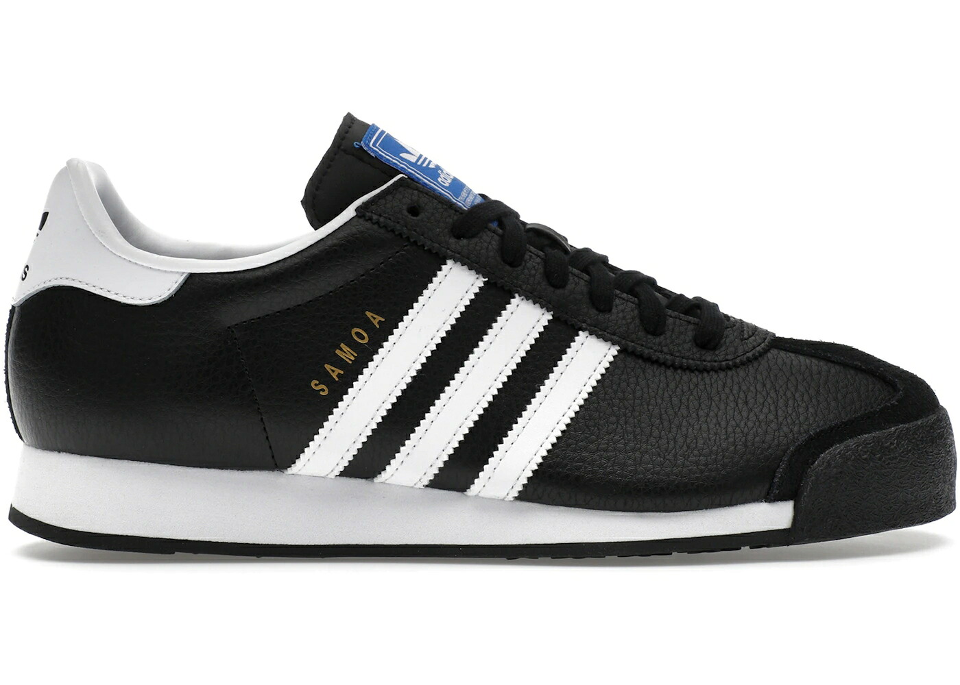 アディダス サモア 中核グループ 黒いこと 黒いこと 白いこと 白いこと ゴールド スニーカー メンズ ADIDAS SAMOA CORE BLACK / CORE BLACK CLOUD WHITE GOLD