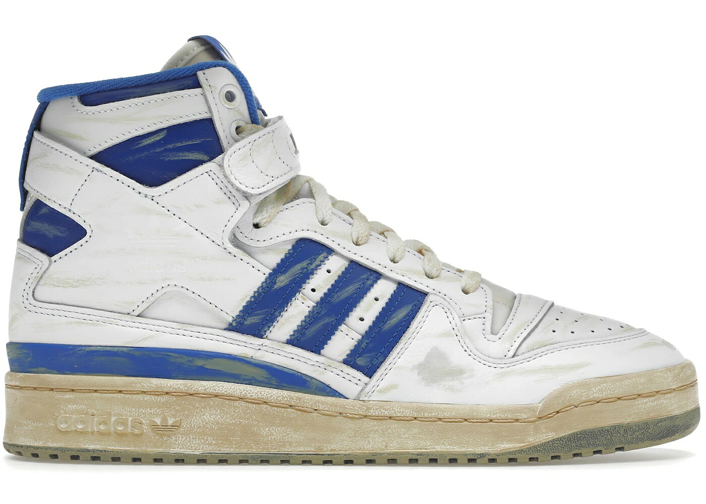 アディダス フォーラム 白色 ホワイト 青色 ブルー スニーカー メンズ ADIDAS FORUM 84 HI AEC WHITE BLUE / CLOUD WHITE BLUE CLOUD WHITE