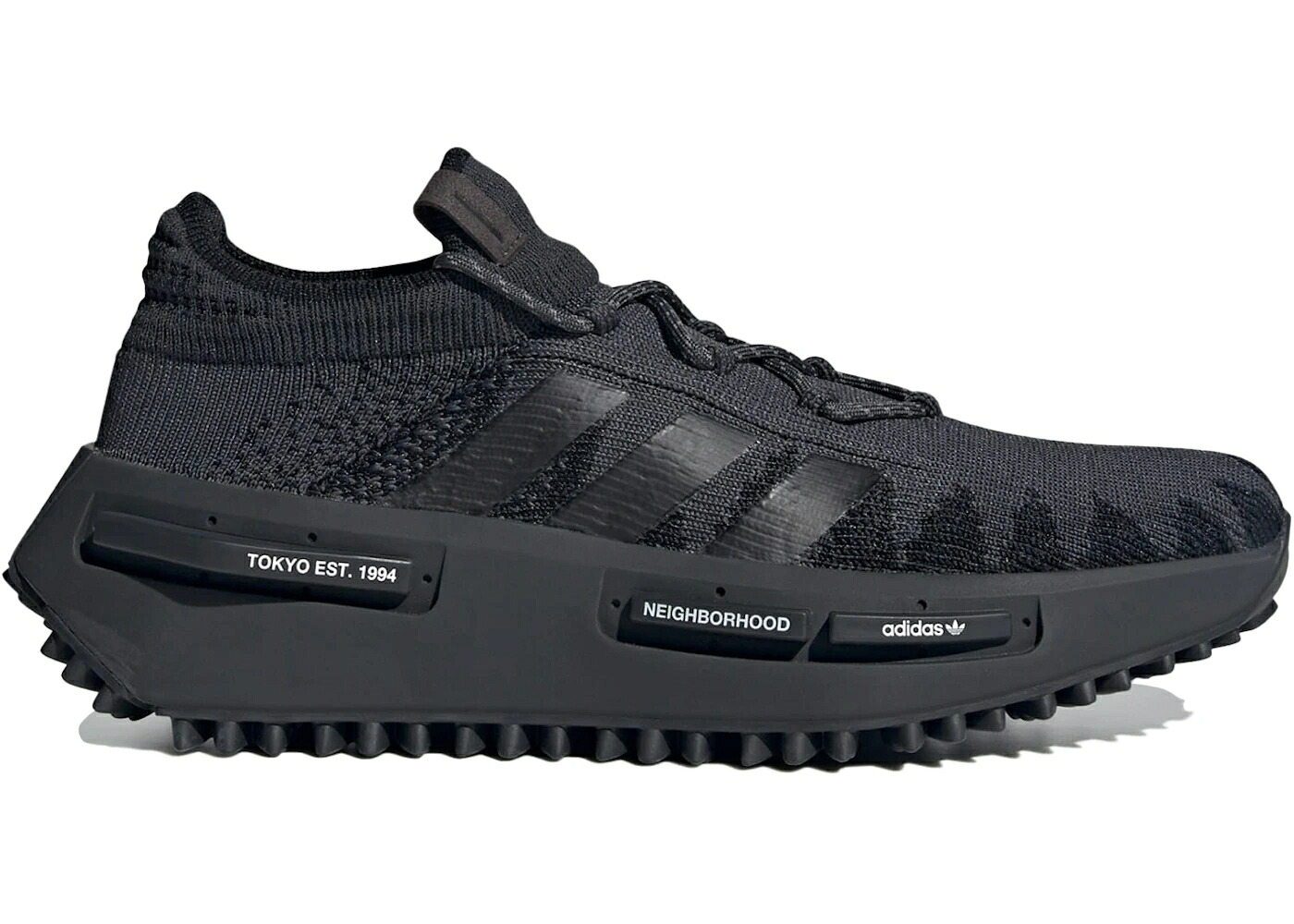 アディダス ニット 黒色 ブラック コア スニーカー メンズ ADIDAS NMD S1 KNIT NEIGHBORHOOD BLACK / CORE BLACK CORE BLACK CLOUD