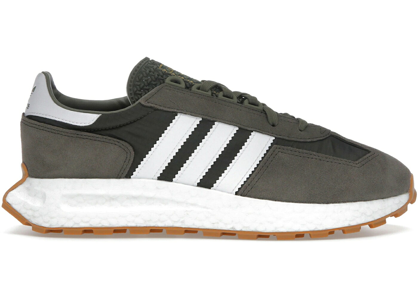 アディダス オリーブ 白色 ホワイト シャドー シャドウ スニーカー メンズ ADIDAS RETROPY E5 OLIVE STRATA WHITE GUM / OLIVE STRATA CLOUD WHITE SHADOW|スニケス