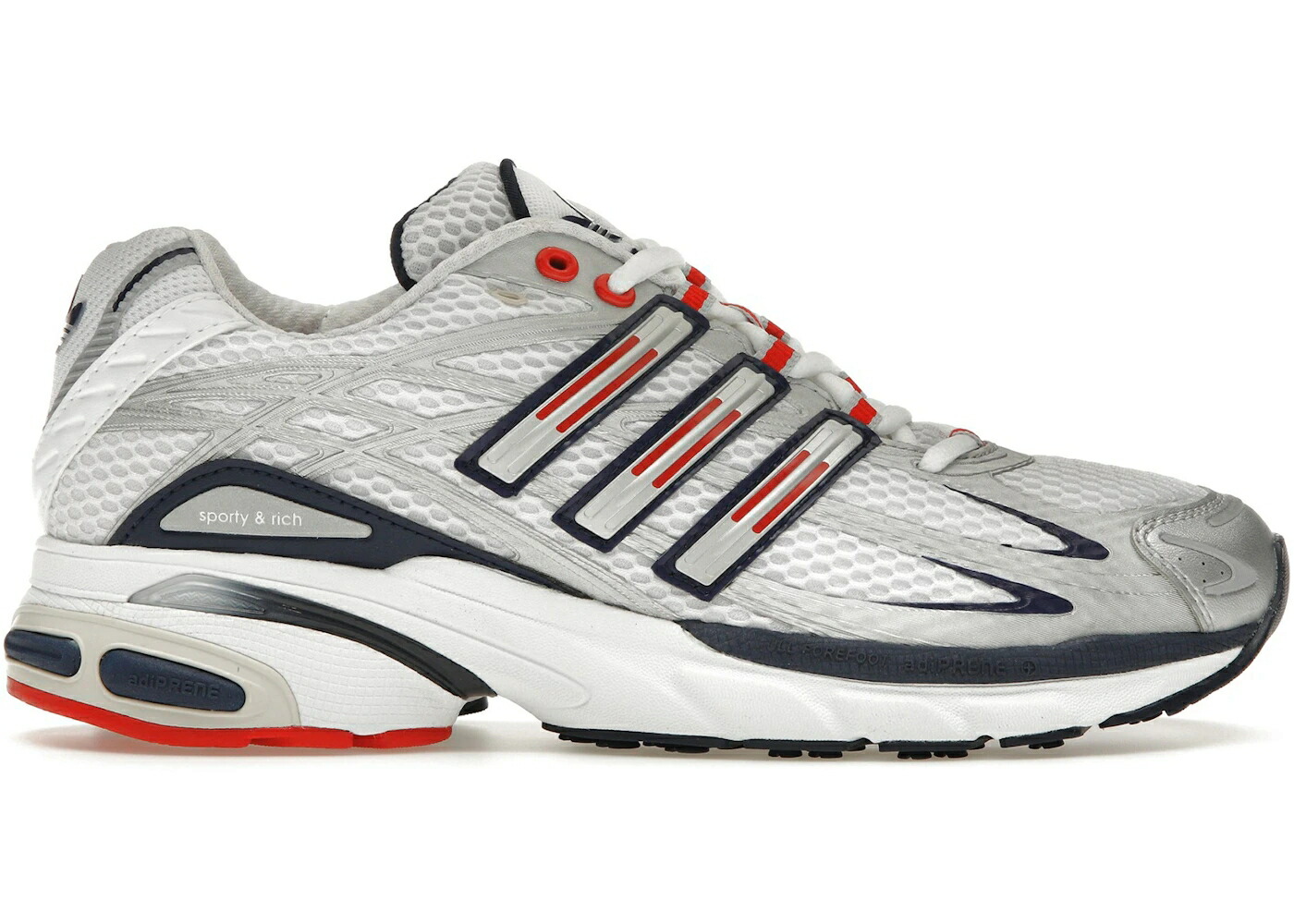 アディダス 白色 ホワイト ナイト 藍色 インディゴ \u0026 スニーカー メンズ ADIDAS ADISTAR CUSHION SPORTY RICH USA / CLOUD WHITE NIGHT INDIGO