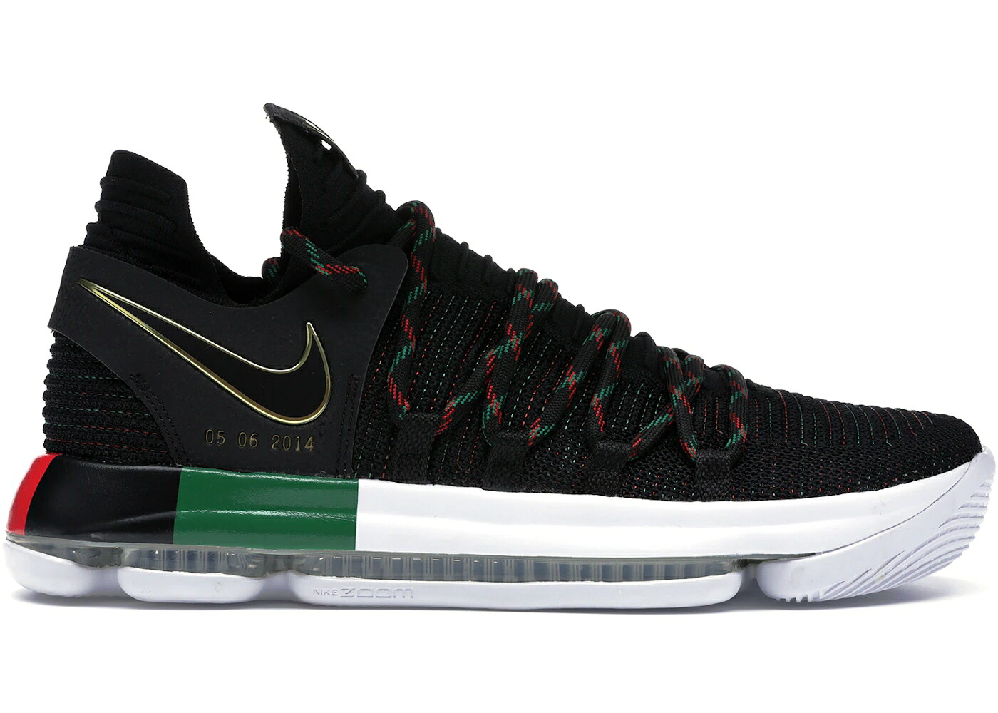 ナイキ 黒いこと 黒いこと スニーカー メンズ NIKE KD 10 BLACK HISTORY MONTH (2018) / MULTI COLOR MULTI COLOR