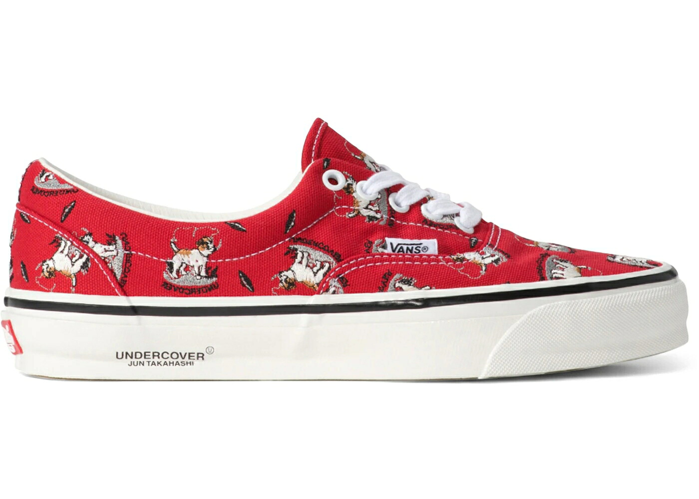 ヴァンズ バンズ アンダーカバー 赤 レッド スニーカー メンズ VANS OTW ERA 95 UNDERCOVER DOG RED / RED MULTI COLOR