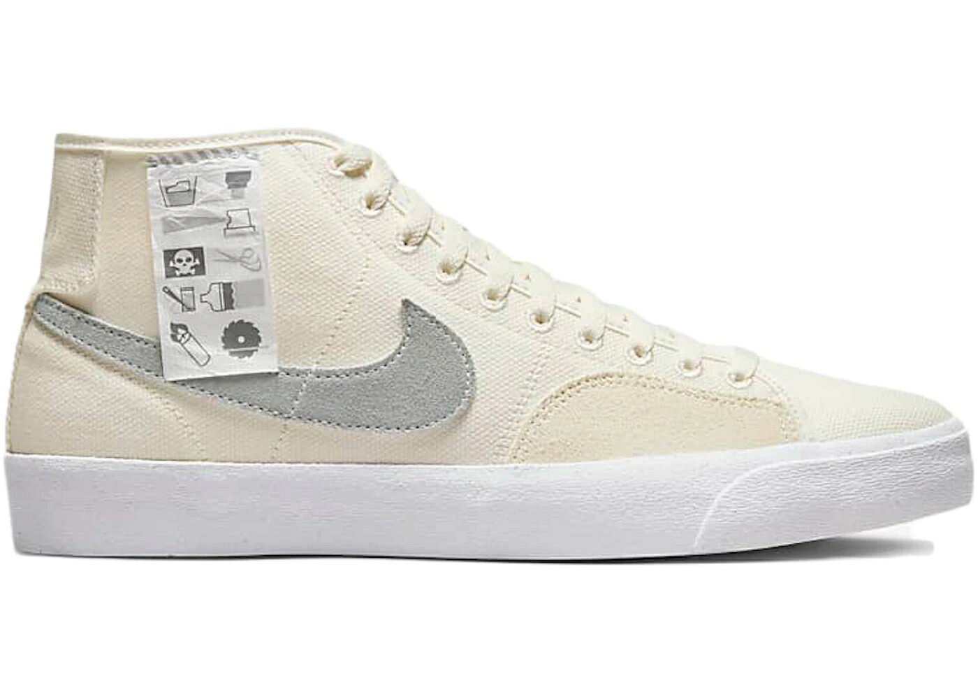 ナイキ エスビー ブレイザー コート ミッド プレミアム 白色 ホワイト スニーカー メンズ NIKE SB BLAZER COURT MID PREMIUM SOU SUMMIT WHITE / SUMMIT WHITE SUMMIT WHITE